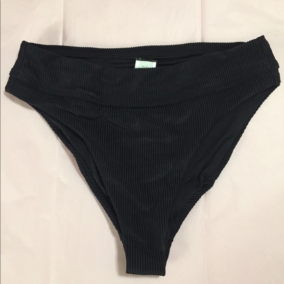 Nasty Gal Black Bikini Bottom Small Brand New - Picture 1 of 3